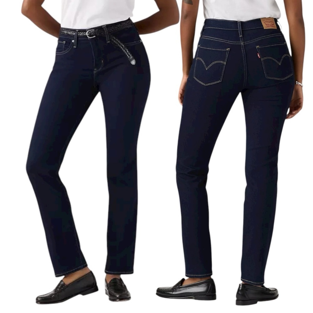 Levi’s 314 Shaping Straight Jeans Dark Wash W26 L32